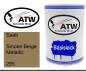 Preview: Saab, Smoke Beige Metallic, 295: 500ml Lackdose, von ATW Autoteile West.